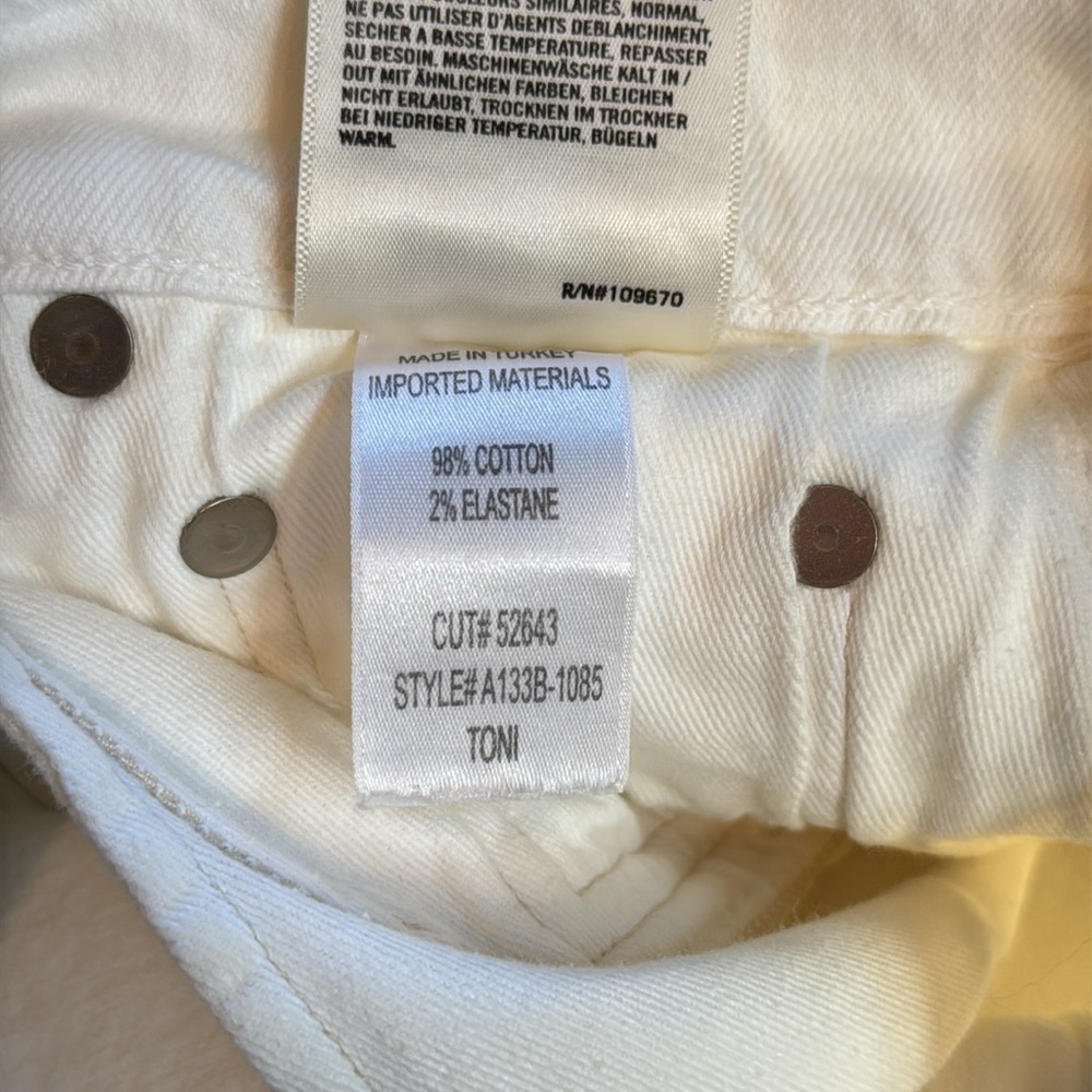 Agolde Toni Mid Rise Straight Jeans in Glowed Size 27 - Picture 16 of 16